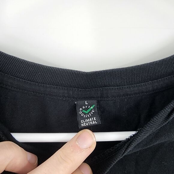 Adele tshirt earth positive climate neutral black large - Picture 3 of 3